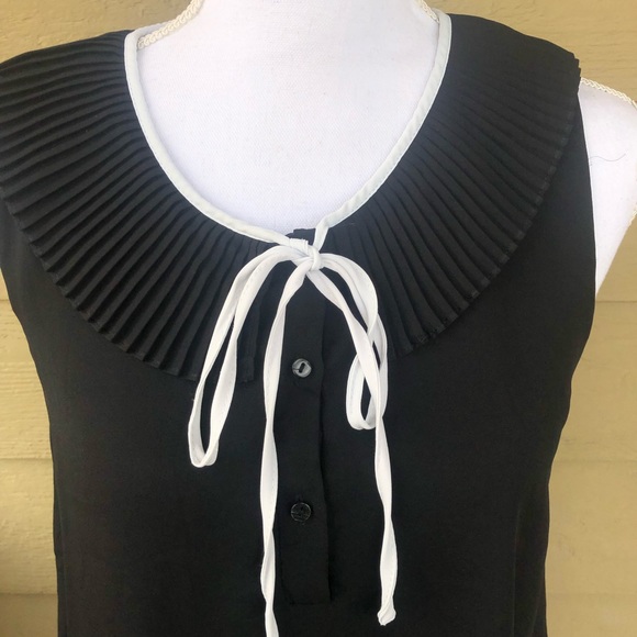Zara TRF Black Sleeveless Blouse Size S - Picture 2 of 6